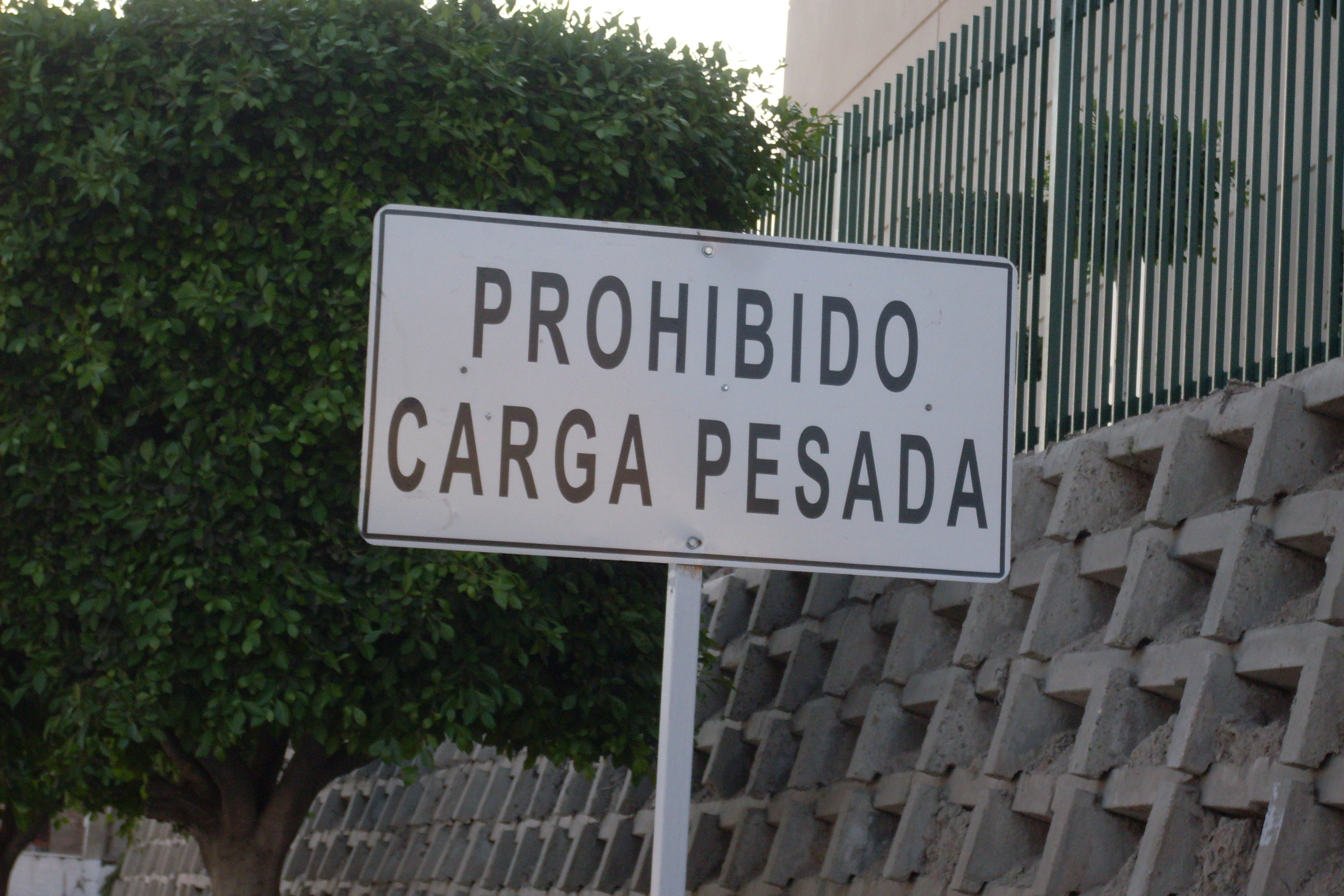 prohibido carga pesada 1
